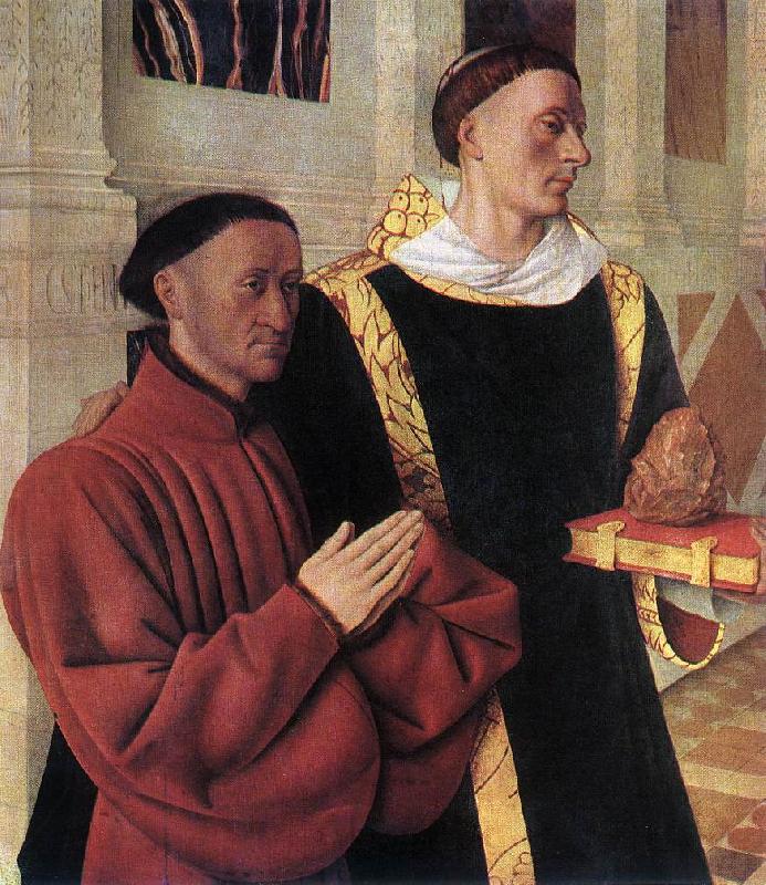 FOUQUET, Jean Estienne Chevalier with St Stephen dfhj oil painting picture